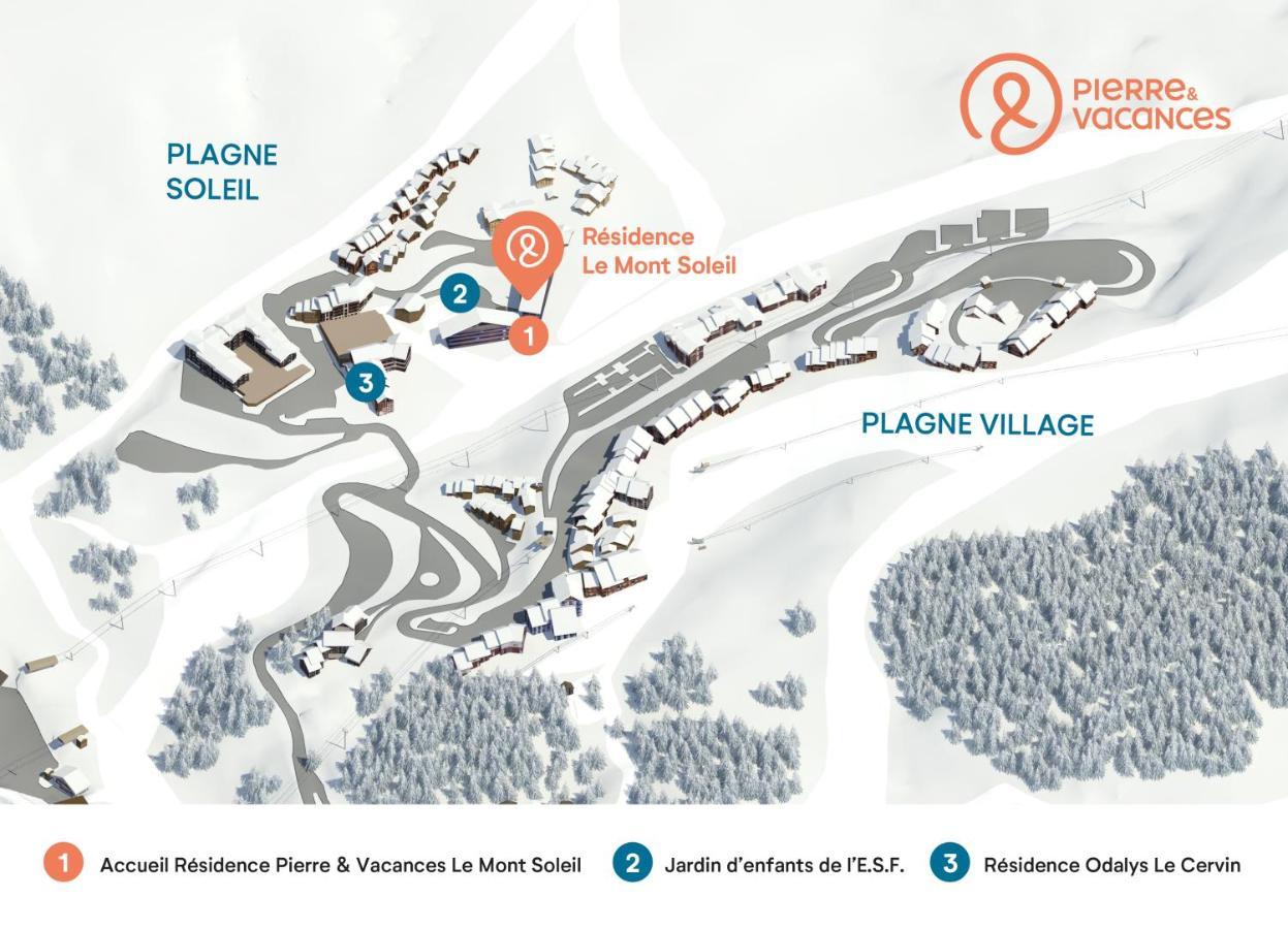 Residence Pierre & Vacances Le Mont Soleil La Plagne Exterior photo